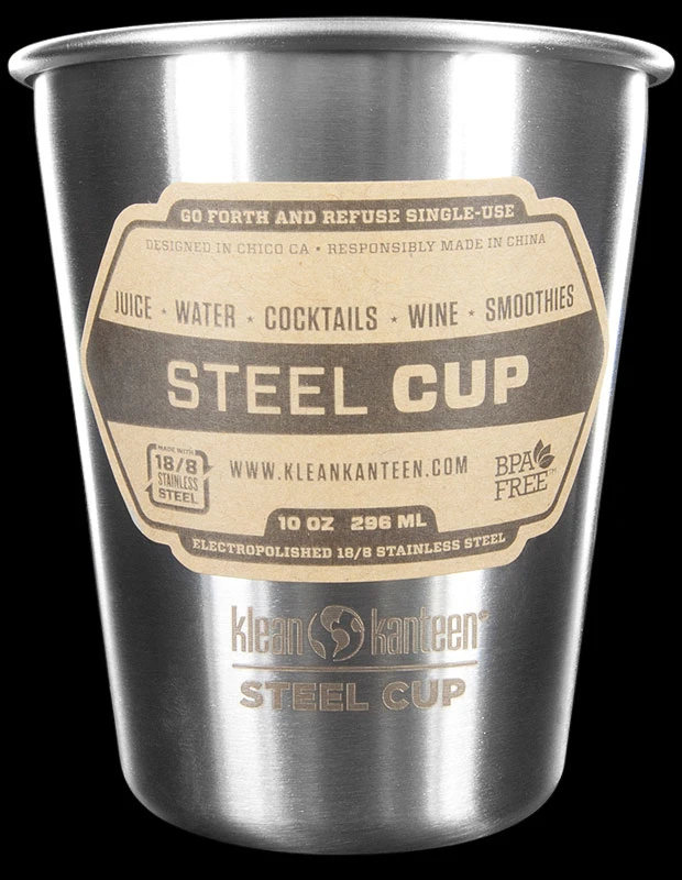 Klean Kanteen Steel Cup 295ml - 4 Pack 4 Klean Kanteen Steel Cup 295ml - 4 Pack - Image 2